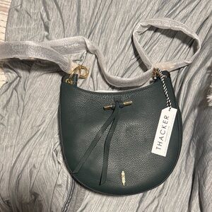Thacker Dark Green Crossbody Bag